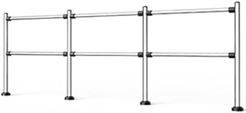 بوابة أمان معدنية تُغلق تلقائيًا - باب متأرجح مزود بنابض لمحلات السوبر ماركت والمستودعات - حل متين للمدخل في اتجاه واحد لتعزيز الأمان in Kuwait