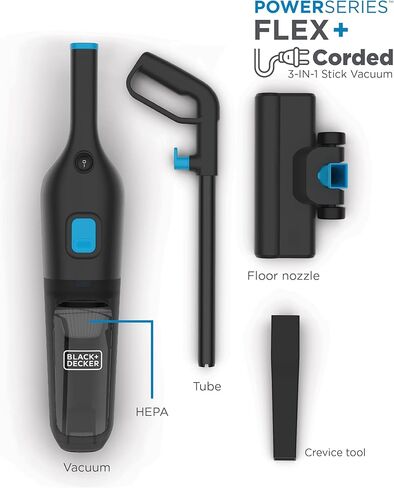 BLACK+DECKER PowerSeries Flex+ 3-in-1 Stick Vacuum in Saudi Arabia