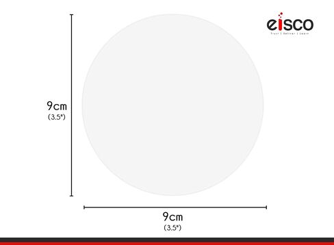 ورق ترشيح عالي الجودة من Eisco Labs، 9 سم، عبوة من 100 قطعة in Kuwait