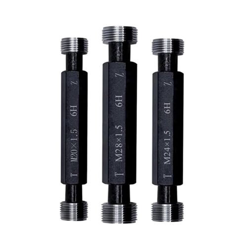 1PCS Steel fine Thread Gauge 6H M21 M22 M23 M24 Distance 1.5 0(M21X0.5 6H) in Saudi Arabia