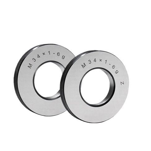 1SET(1*GO+1*NOGO) 6g Non-Standard Metric Fine Tooth Thread Ring Gauge Accuracy Measure Tool M26M27M28M29M30M31M32-M35 Right Hand(M27-6g T Z,X 1.25) in Saudi Arabia