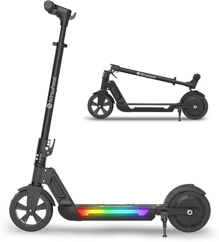isinwheel S7 Electric Scooter للأطفال الذين تتراوح أعمارهم بين 8-14 و 250 واط قابلة للطي و 3 مرتفعات قابلة للتعديل كيدز كيدز الكهربائية مع 3 سرعات (5/8/12 ميل في الساعة) ، التحكم في التطواف ، عرض LED ، هدية للطفل in Saudi Arabia