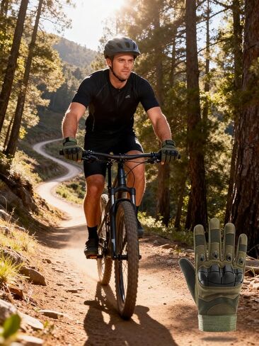 Men's Tactical Gloves - Non-Slip, Durable Outdoor Gloves for Combat, Cycling, Hiking, and Training in Saudi Arabia