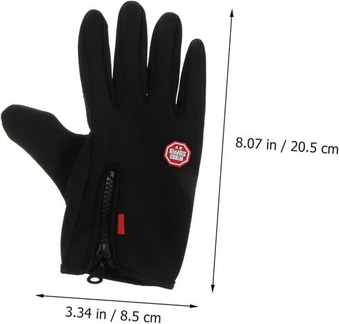 Windproof Winter Gloves for Outdoor Cycling and Hiking Cold Resistant Touchscreen Gloves with Grip for Men and Women in Saudi Arabia