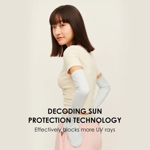 OHYOGA Sun Protection Sleeves UV Protection Cooling with Thumb Hole Cycling Outdoor Sports YLA3M201 in Kuwait