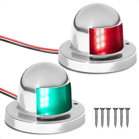 Five Oceans LED Anchor Light - Stern Lights for Boats and Boat Navigation Lights Set, 12V, USCG Rules 2NM, Boat Lights Navigation for Pontoon, Fishing Boats, Bass Boats - FO4512-C1 in Saudi Arabia