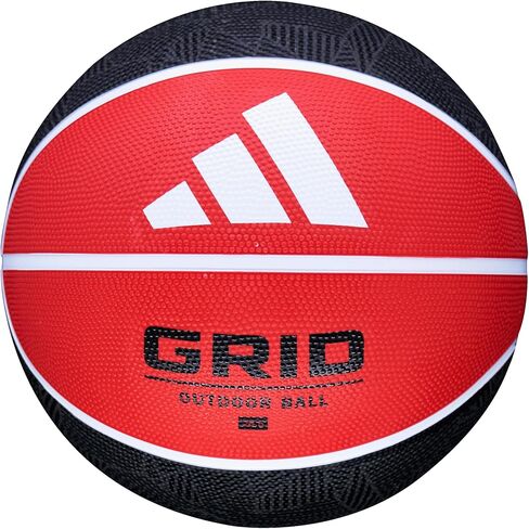 adidas | Grid | Recreational Rubber Basketball | Durable for Outdoor & Indoor Play in Saudi Arabia