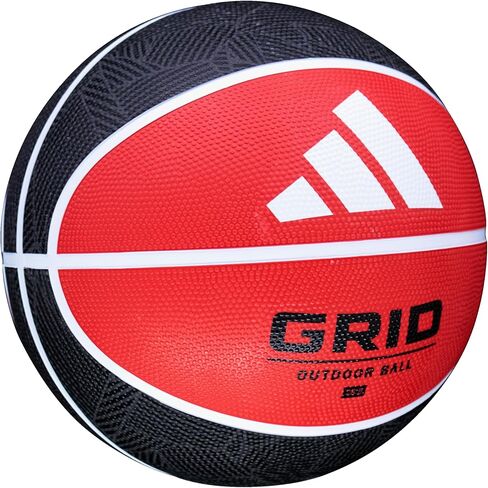 adidas | Grid | Recreational Rubber Basketball | Durable for Outdoor & Indoor Play in Saudi Arabia