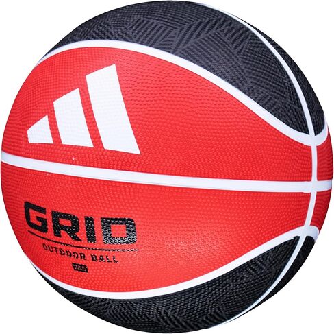 adidas | Grid | Recreational Rubber Basketball | Durable for Outdoor & Indoor Play in Saudi Arabia