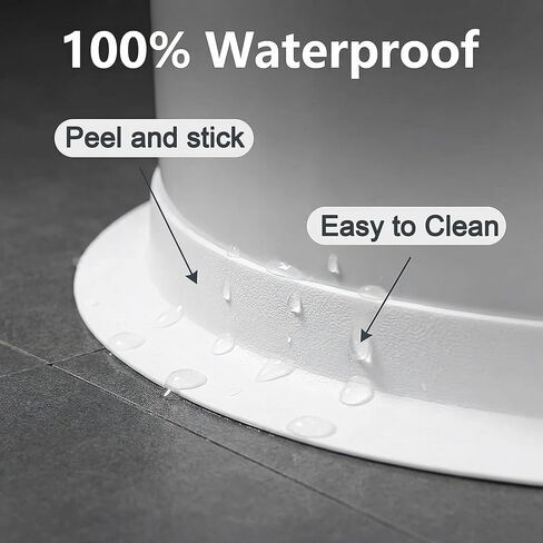 White Waterproof Sealant - Professional Grade Caulk for Bathroom, Kitchen, Sink, Shower & Tile Gaps - Flexible, Paintable, Fast Drying, Long Lasting in Saudi Arabia