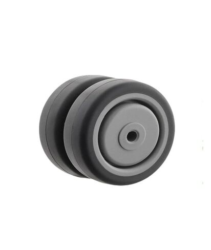 1 piece of 3-inch Aviation Dining Wheel with Central Control Brake Swivel Caster Bearing Silent TPR Double in Saudi Arabia