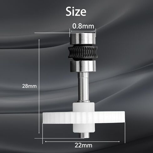 AMS Active Extrusion Wheel Assembly for Bambu Lab X1/X1C/X1E/P1P/P1S 3D Printer, Direct Drive Gear Replacement for Driving Filament Forward - Ensured Smooth Printing in Kuwait