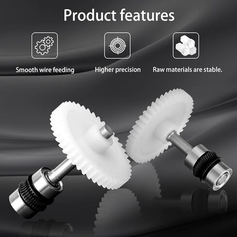 AMS Active Extrusion Wheel Assembly for Bambu Lab X1/X1C/X1E/P1P/P1S 3D Printer, Direct Drive Gear Replacement for Driving Filament Forward - Ensured Smooth Printing in Kuwait