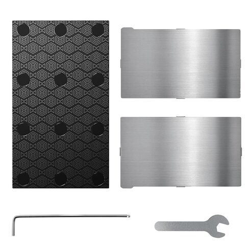 منصة طباعة مغناطيسية مطورة، قطعتان من ألواح الصلب الزنبركية، لوحة بناء مرنة ومنصة طباعة أساسية واحدة لطابعة ELEGOO Saturn 4 / Saturn 4 Ultra ثلاثية الأبعاد 224 × 129 مم in Kuwait