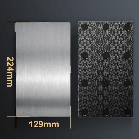 منصة طباعة مغناطيسية مطورة، قطعتان من ألواح الصلب الزنبركية، لوحة بناء مرنة ومنصة طباعة أساسية واحدة لطابعة ELEGOO Saturn 4 / Saturn 4 Ultra ثلاثية الأبعاد 224 × 129 مم in Kuwait