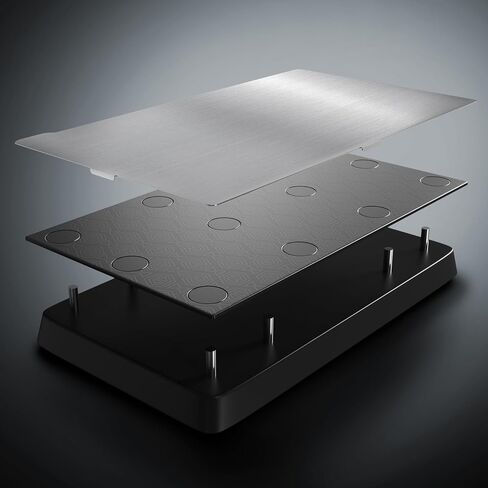 منصة طباعة مغناطيسية مطورة، قطعتان من ألواح الصلب الزنبركية، لوحة بناء مرنة ومنصة طباعة أساسية واحدة لطابعة ELEGOO Saturn 4 / Saturn 4 Ultra ثلاثية الأبعاد 224 × 129 مم in Kuwait