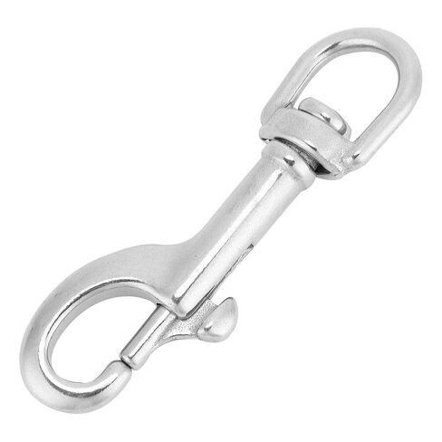 Rotating Snap Hook, 316 Stainless Steel Single Head Hook Swivel Eye Snap Connector for Keychain Clip, Dog Leashes, Underwater Safety Rope (Silver) in Saudi Arabia