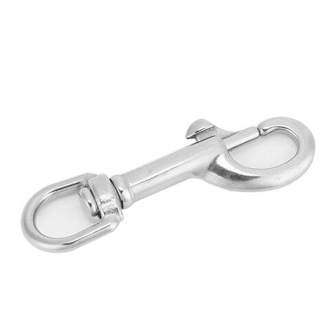 Rotating Snap Hook, 316 Stainless Steel Single Head Hook Swivel Eye Snap Connector for Keychain Clip, Dog Leashes, Underwater Safety Rope (Silver) in Saudi Arabia