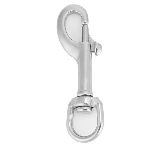 Rotating Snap Hook, 316 Stainless Steel Single Head Hook Swivel Eye Snap Connector for Keychain Clip, Dog Leashes, Underwater Safety Rope (Silver) in Saudi Arabia