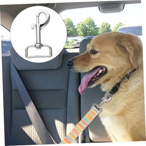 UPKOCH 10Pcs Heavy Duty Pet Leash Snap Hooks Dog Leash Clips with Easy Open Locking for Collar Rope Chain Accessories Versatile Replacement for Secure Attachment in Saudi Arabia
