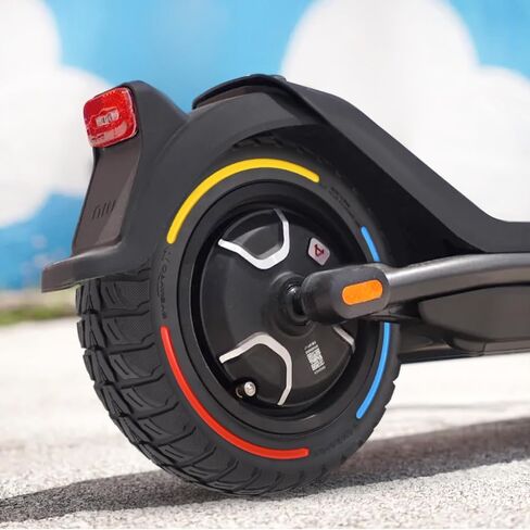 9.5x2.5-6.1 9.5" Off-Road Honeycomb Tire, Air Pocket Non-Pneumatic Solid Tyre w/Slot 45mm Replacement for NIU KQi3 Pro/Max/Sport Scooter Electric KickScooter Tyre Wheel Parts (A x2) in Saudi Arabia