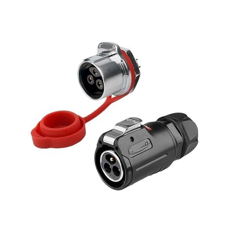 LP-24 الطيران والمقبس الخيوط تشديد 3-core 35A مطلية بالذهب الذكور والإناث دبوس موصل الصناعية (ذكر التوصيل) in Saudi Arabia