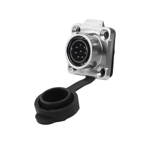 LP-16 موصل 8 دبوس أنثى ذكر صندوق شفة معدني تركيب مقبس الطيران (تركيب عكسي شفة) in Kuwait