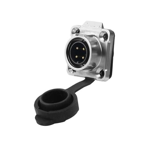 LP16 4-pin موصل أنثى ذكر صندوق شفة معدني تركيب مقبس الطيران (تركيب عكسي شفة) in Kuwait