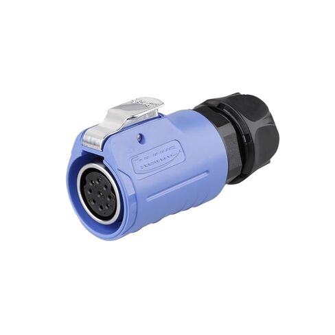 LP-20 Aviation Socket 9-pin Four-Hole Flange Reverse Mount with Fence Female Male Connector(Flange Public seat) in Saudi Arabia