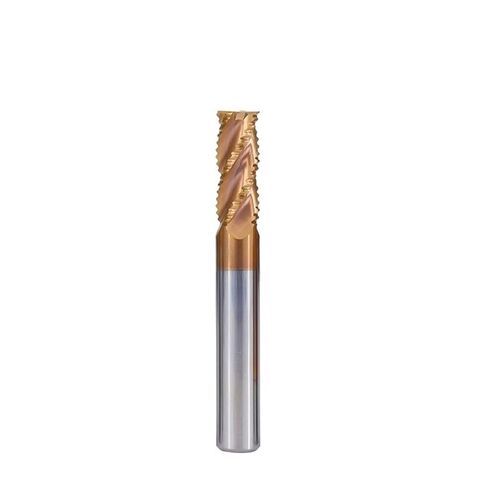1pcs 4 Flute Roughing End Mill 4-12mm Diameters Carbide Roughing Milling Cutter HRC55 CNC Router Bit for Metal Threading Milling(8x35x100L) in Saudi Arabia