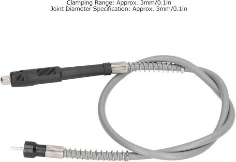 Flexible Drill Shaft Extension 360 Degree Bend ABS Material Electric Grinder Polishing Tool Extension Cord for Drilling Engraving Milling Grinding Work 3mm Joint Diameter in Kuwait