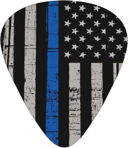 أعواد جيتار كلاسيكية (12 قطعة) للجيتار الكهربائي، والجيتار الصوتي، والمندولين والباس (مقاس واحد، علم الخط الأزرق الرفيع) in Kuwait