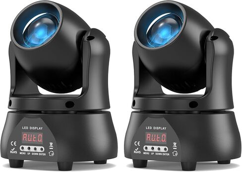 U'King 40W LED ضوء متحرك رئيسي RGBW شعاع إضاءة أضواء المسرح مع صوت DMX وضع تلقائي مفعل لحفلات الزفاف فكرة عرض الفرقة الحية الكنيسة in Kuwait