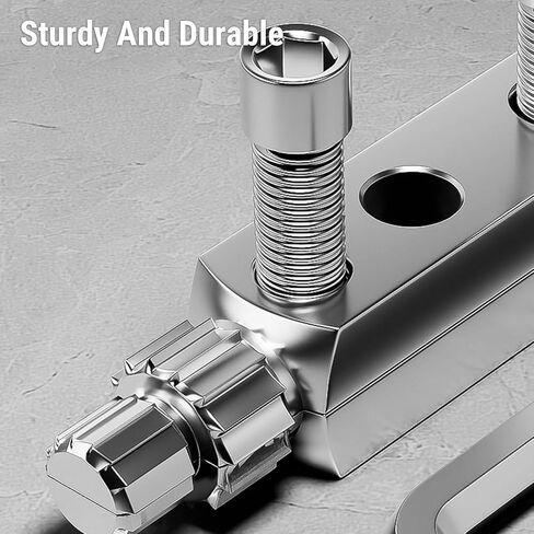 Yctze Stripped Screw Extractor Set, Alloy Steel Adjustable Design Removal Tool with Hex Handle for 1/2inch to 3/4 Inch Damaged Rusty Screws Broken Water Pipes Bolts and in Saudi Arabia