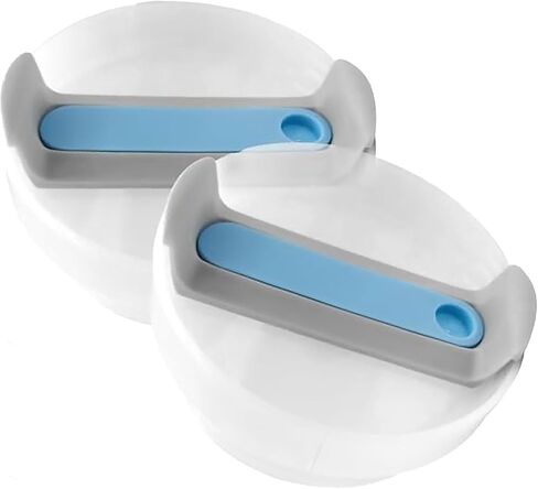 2 Pcs Tumbler Lid for Stanley 40oz Cup, Dustproof Spill Proof Splash Resistant Replacement Cup Lid for Stanley Tumbler (White) in Saudi Arabia