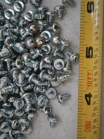 New Pack of Tapping Screw 6 x 1/4 Phillips Pan Head Type A Steel Zinc Plated Lot of 75#1182 Multi-Purpose Comprehensive Hardware Fastener Assortment Kit WnyNEH03899 in Saudi Arabia