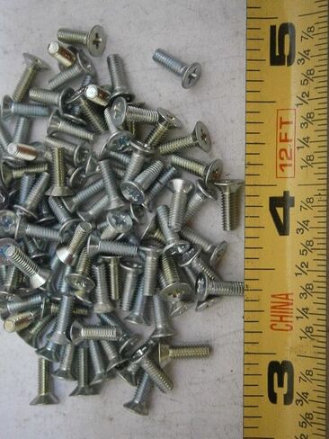 حزمة جديدة من براغي الماكينة M2.5 × 8 مم طويلة فيليبس ذات رأس مسطح من الصلب والزنك مجموعة متنوعة من 100#6220 مجموعة متنوعة من أدوات تثبيت الأجهزة الشاملة متعددة الأغراض WnyNEH04656 in Saudi Arabia