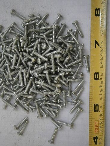 New Pack of B Screws #4 x 1 Phillips Pan Head Steel Zinc Plated Lot of 191#5453 Multi-Purpose Comprehensive Hardware Fastener Assortment Kit WnyNEH05190 in Saudi Arabia