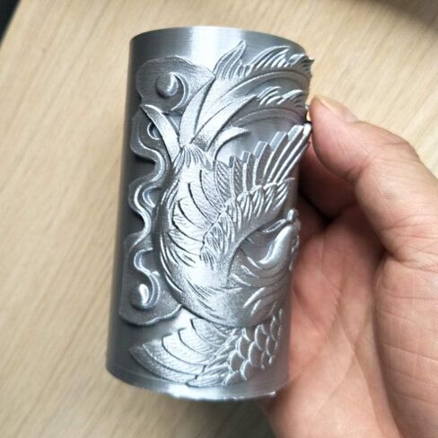CC3D خيوط PLA الحريرية الفضية 1.75 مم 1 كجم خيوط طابعة ثلاثية الأبعاد مواد طباعة ثلاثية الأبعاد حريرية لامعة معدنية معدنية PLA فضية in Saudi Arabia