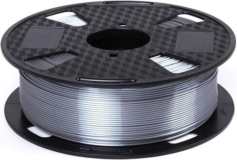 CC3D خيوط PLA الحريرية الفضية 1.75 مم 1 كجم خيوط طابعة ثلاثية الأبعاد مواد طباعة ثلاثية الأبعاد حريرية لامعة معدنية معدنية PLA فضية in Saudi Arabia