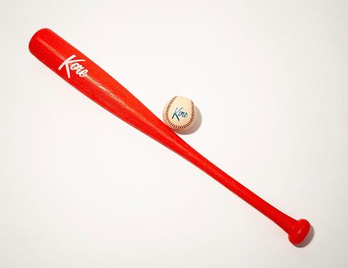 Kore Baseball Bat + Kore Ball | Soft Baseball | Durable Plastic Bat | Great for Beach or Park Play | Baseball Gift or Party Favor in Saudi Arabia