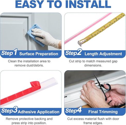uxcell Weather Stripping Door Seal, 10 ft Self-Adhesive D-Shape Seal Strip Silicone Insulation Window Gap Filler for Door Frame Sealing Gap (5/16" W x 1/4" T, Clear) in Saudi Arabia