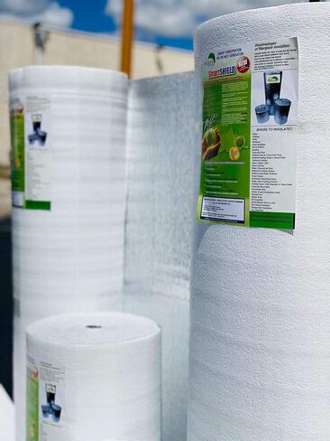 SmartSHIELD -3mm 24"x50ft Reflective Insulation roll, Foam Core Radiant Barrier, Thermal Insulation Shield - Engineered Foil/White Film in Saudi Arabia