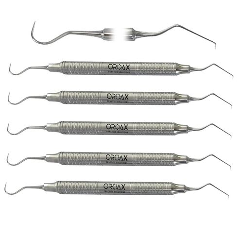 5-Piece Dual-End 17/23 & UNC15 Dental Probe & Explorer Set – Periodontal Instruments – Lightweight Hollow Handle Stainless Steel Kit for Hygienists, Dentists & Dental Schools in Saudi Arabia