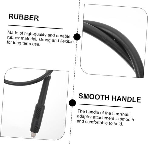 NUOBESTY مجموعة واحدة من عمود تمديد النقش سلك مرن للحفر، سهل التركيب، مادة متينة خفيفة الوزن للمناطق التي يصعب الوصول إليها متوافقة مع المطاحن الكهربائية in Kuwait