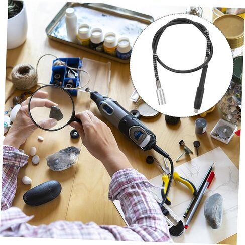 مجموعة واحدة من NUOBESTY سلك تمديد النقش مرفق مثقاب مرن للنحت الدقيق والتلميع للمساحات الضيقة والعمل التفصيلي وقبضة مريحة وسريعة in Kuwait