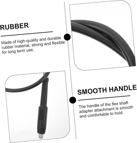 مجموعة واحدة من NUOBESTY سلك تمديد النقش مرفق مثقاب مرن للنحت الدقيق والتلميع للمساحات الضيقة والعمل التفصيلي وقبضة مريحة وسريعة in Kuwait