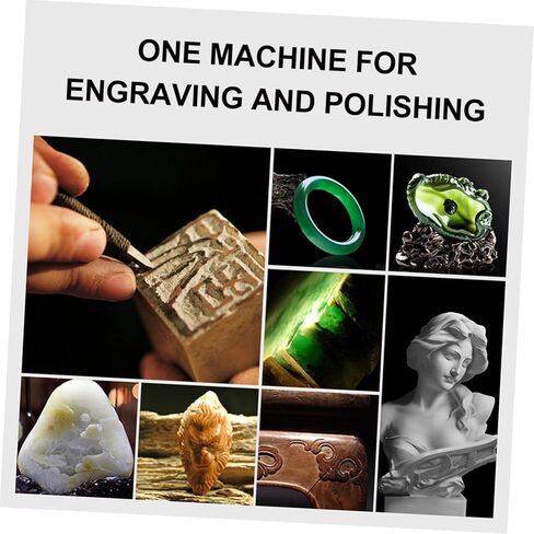 مجموعة واحدة من NUOBESTY سلك تمديد النقش مرفق مثقاب مرن للنحت الدقيق والتلميع للمساحات الضيقة والعمل التفصيلي وقبضة مريحة وسريعة in Kuwait