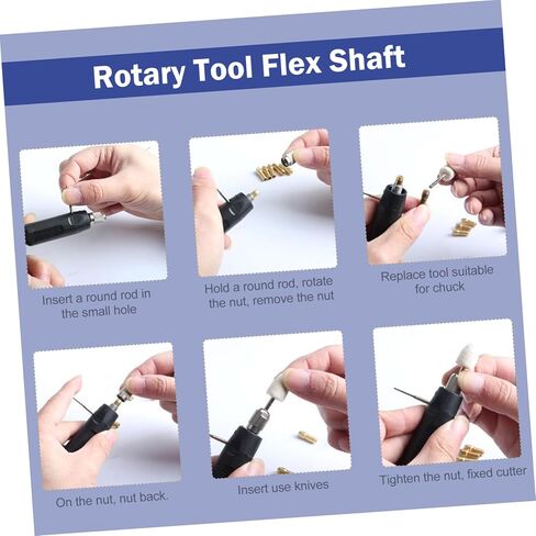 Flexible Drill Extension Shaft Adapter Drill Flexible Flex Shaft Compatible with Polishing Kits Grinding Wheels and Rotary Tools Durable in Saudi Arabia