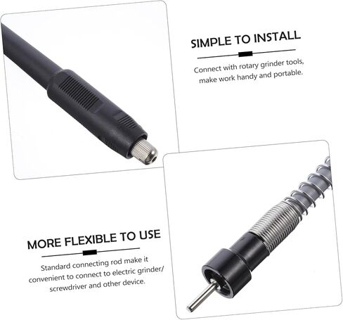 Flexible Drill Extension Shaft Adapter Drill Flexible Flex Shaft Compatible with Polishing Kits Grinding Wheels and Rotary Tools Durable in Saudi Arabia